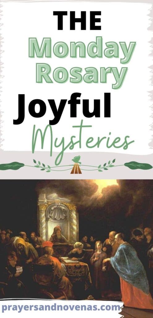 Monday Rosary - The Joyful Mysteries - Pin 
