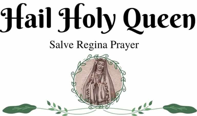 Hail Holy Queen prayer