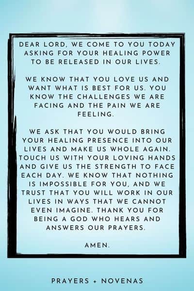 Prayers for Healing Your Family - Prayer 1