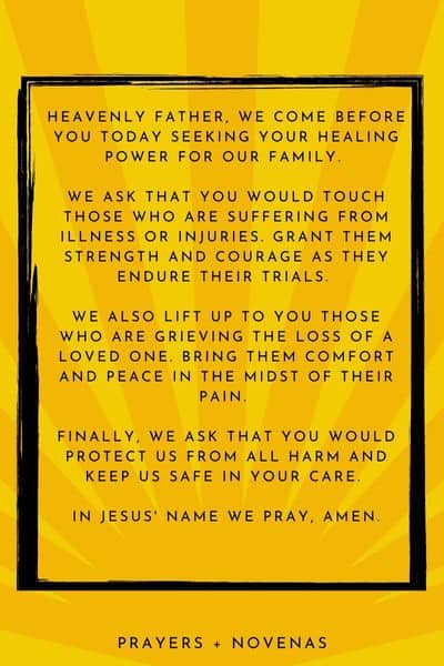 Prayers for Healing Your Family - Prayer 2