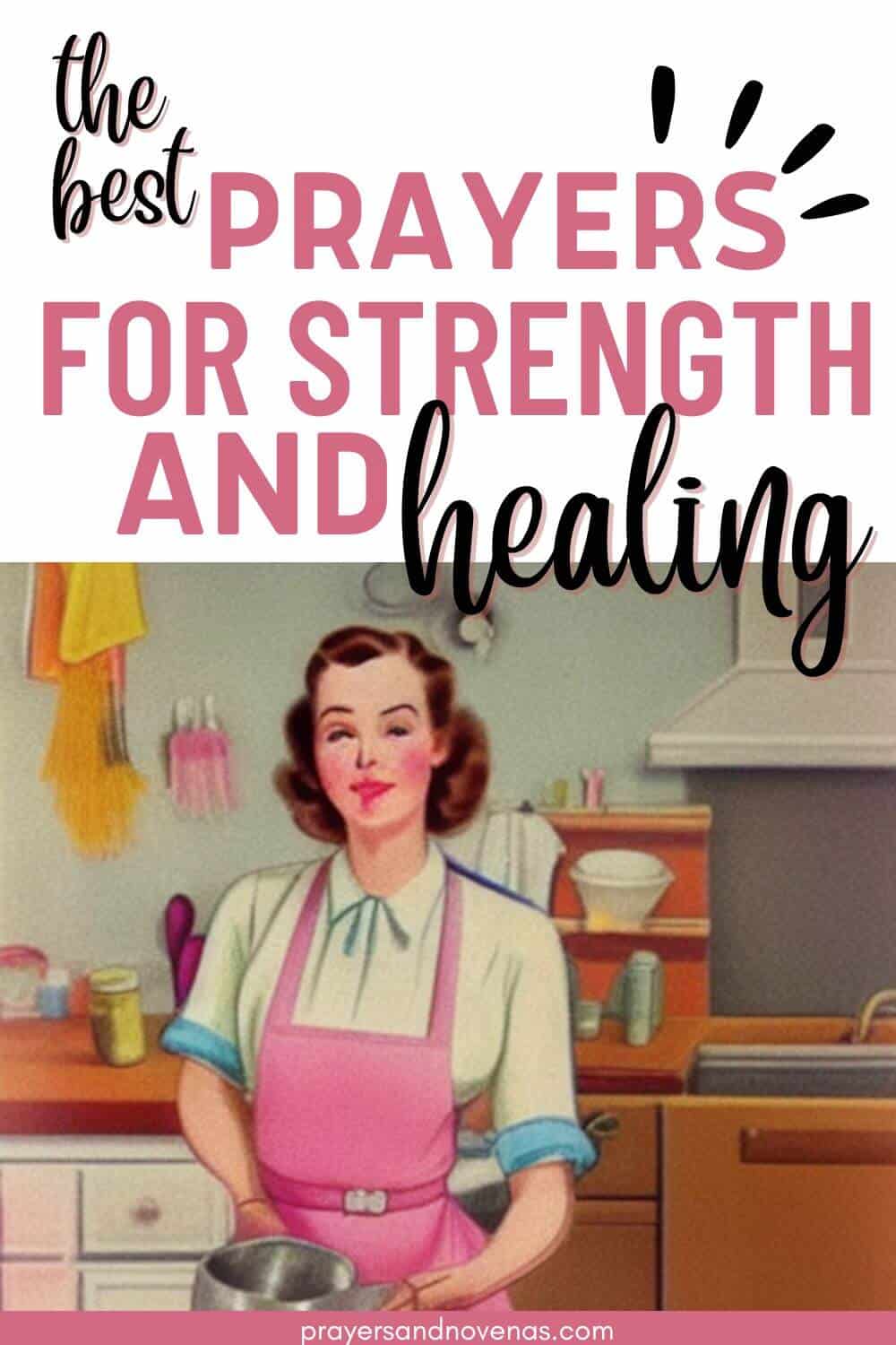 Praying for Strength and Healing pin 2